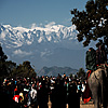 Himalayan Backdrop Photo: People gather for the annual Bandipur Festival featuring rides, shows, food and incredible mountain views. 