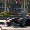 Formula One Race Car Photo: Mark Webber, part of Red Bull's Formula One team, whips past the crowd at ludicrous speed.