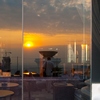 Lebua Sky Bar Sunset Photo: A beautiful sunset reflection from the Lebua sky bar at the State Tower in Bangkok.