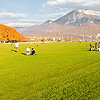Lawn Linger Photo: The large grassy area with its perfectly manicured lawn opens up to Annecy Lake in Annecy, France.